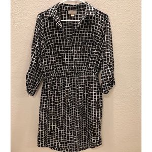 Loft Collared Shirt Dress